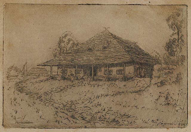 DWÓR W POTOCZYSKACH, 1928