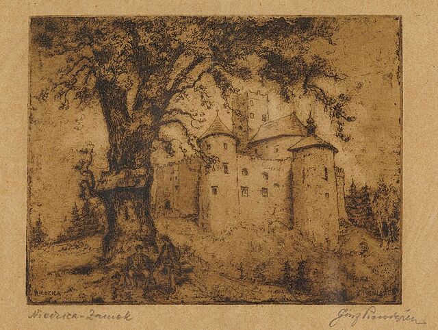 ZAMEK W NIEDZICY, 1927