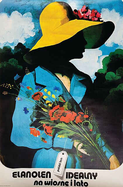 PLAKAT POLSKI LEN, 1976