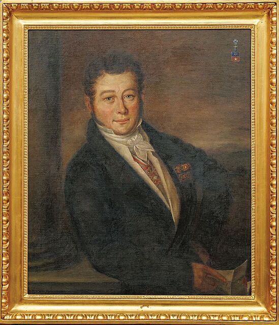 PORTRET PREZYDENTA KALISZA AUGUSTA LEOPOLDA HERTZA, XIX w.