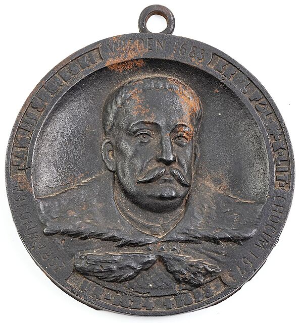 KRÓL JAN III SOBIESKI, Polska, Warszawa, Fabryka Wyrobów Brązowych Spółki Udziałowej, 1883