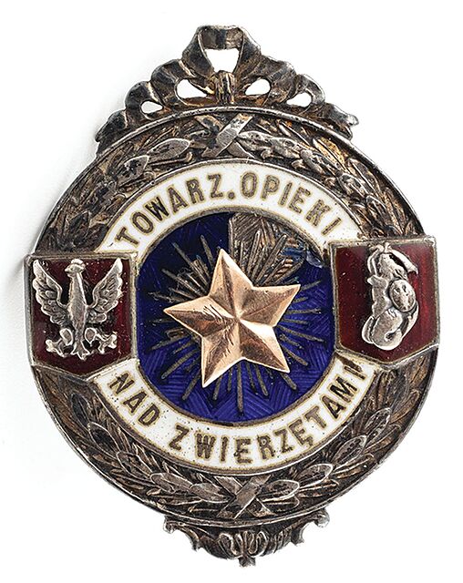 ODZNAKA, TOWARZYSTWO OPIEKI NAD ZWIERZĘTAMI, ok. 1920