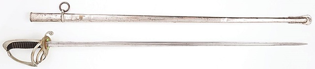 SZPADA OFICERA PIECHOTY FRANCUSKIEJ M1882 tzw. hallerówka