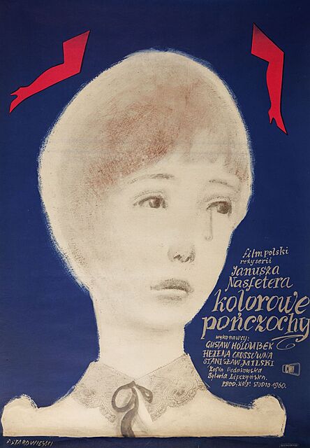 Plakat do filmu KOLOROWE POŃCZOCHY, 1960
