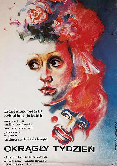 Plakat do filmu OKRĄGŁY TYDZIEŃ, 1977