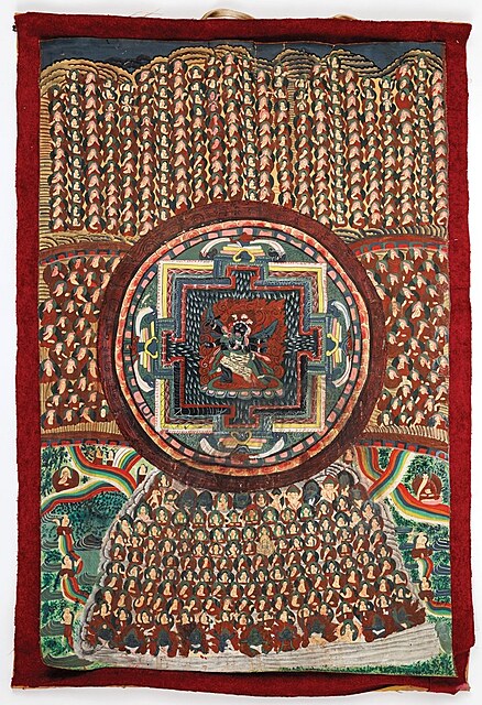 THANKA, WADŻRAPANI, Tybet, XX w.