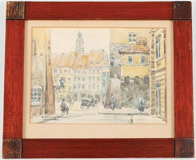 RYNEK STAREGO MIASTA W WARSZAWIE OD NOWOMIEJSKIEJ, OK. 1930