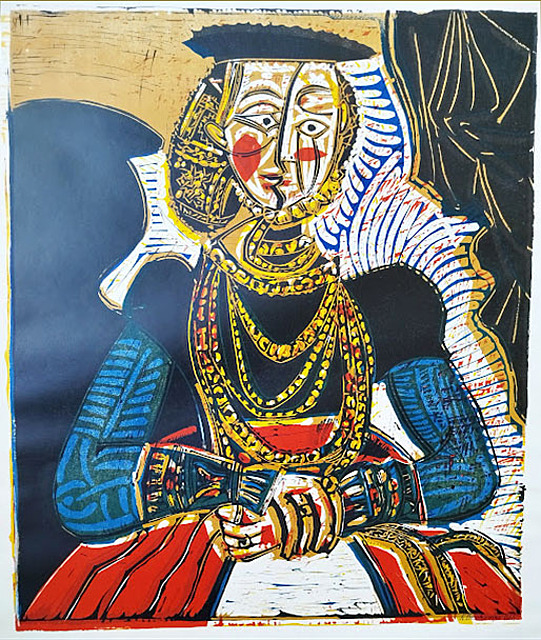"Portrait of a Young Woman after Cranach" (1966)