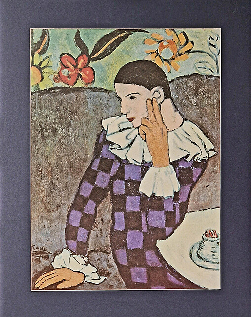 Zamyślony Arlekin, 1976 (1901 - okres błękitny)