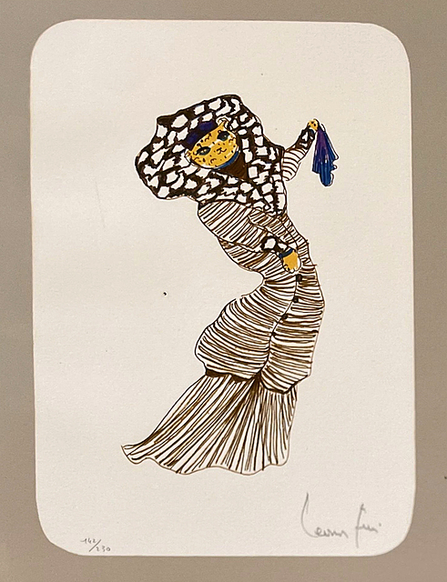 Kotka z cyklu graficznego zatytułowanego „Les Chats” (Koty), 1978