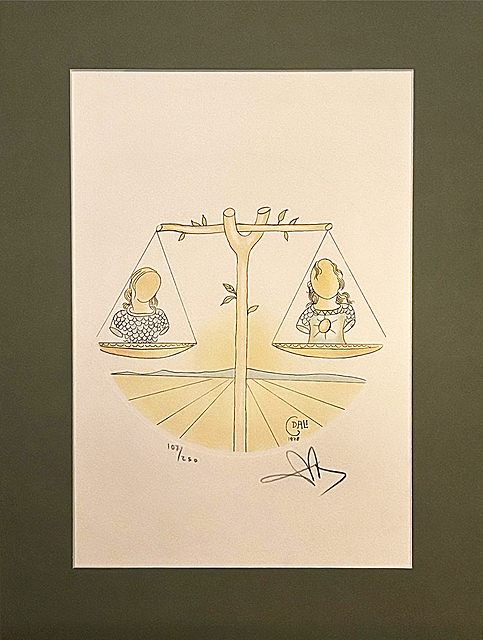 Libra (Waga) z Cyklu "The Twelve Signs of the Zodiac" (Dwunastu Znaków Zodiaku), 1978