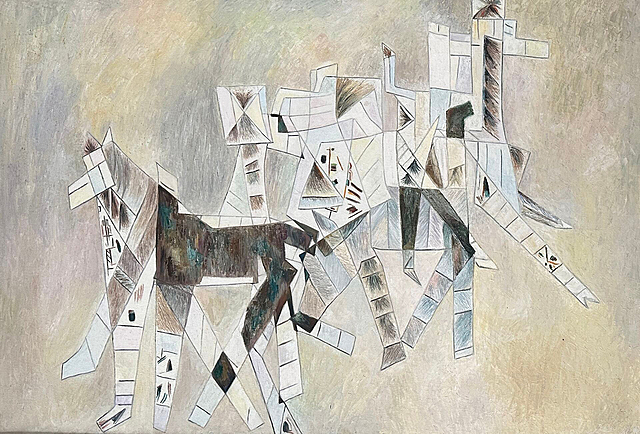 Les distractions de la promenade (Rozproszenie podczas spaceru), 1954