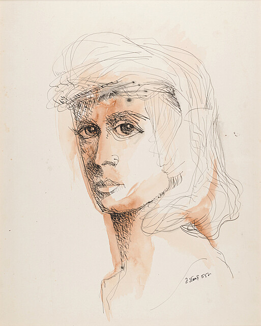 Głowa kobiety, 1955