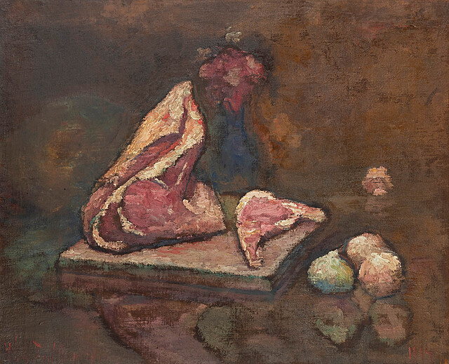 Martwa natura z wołowiną, 1914