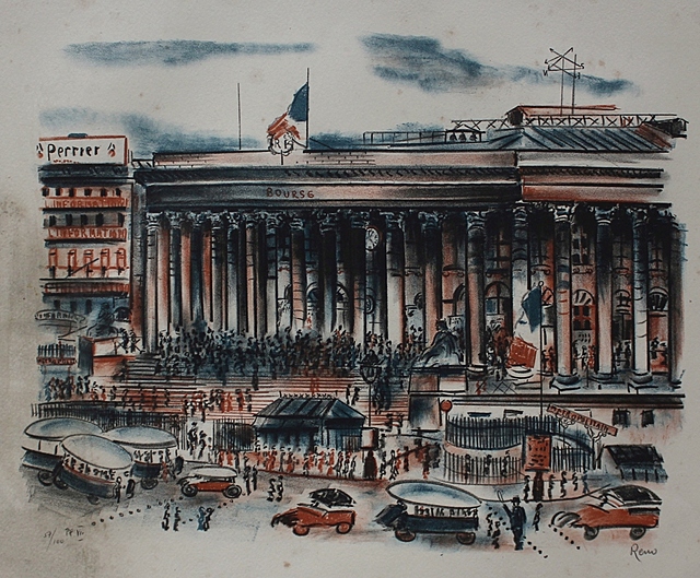 Bourse (z teki „Paris par Reno”)