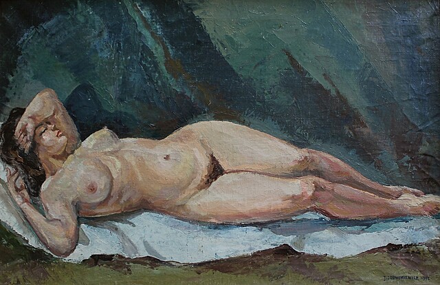 Akt leżący, 1971
