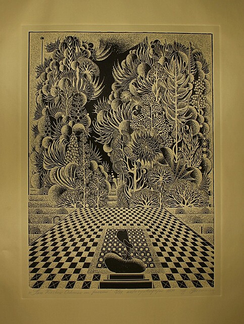 Pan Wiesław Ochman na tarasie, 1991