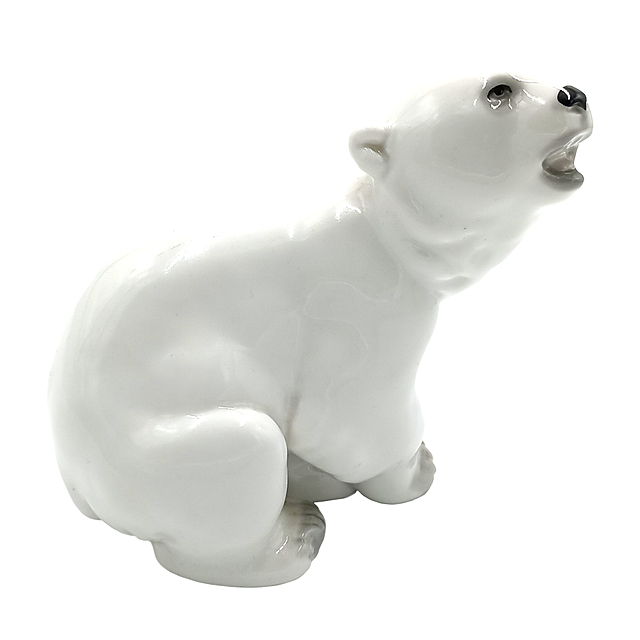 Figurka Niedźwiedź polarny (Leningrad, XX w.)