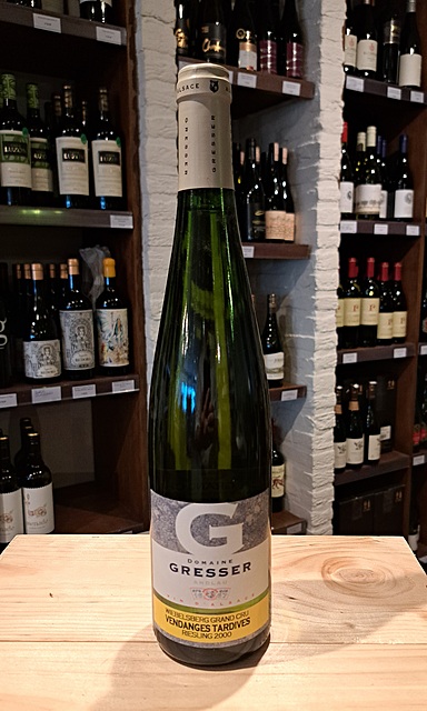 Alzacja Rémi Gresser, Riesling Vendages Tardives, 0,75L 12,5%, rocznik 2000