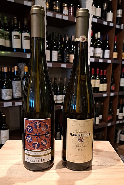 Alzacja Marcel Deiss, Riquewihr, 0,75L 13%, rocznik 2023 Marcel Deiss, Riesling, 0,75L 13%, rocznik 2023 Zestaw 2 białych win z Alzacji 2023 - Domaine Marcel Deiss (Riquewihr & Riesling)