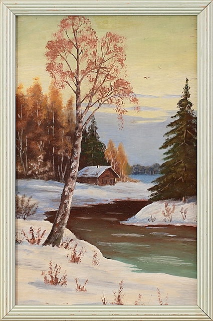 Nad strumykiem – zima