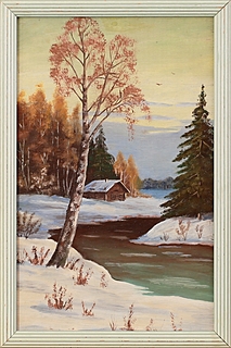 Nad strumykiem – zima