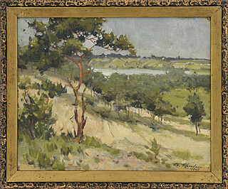 Pejzaż z sosną, 1940