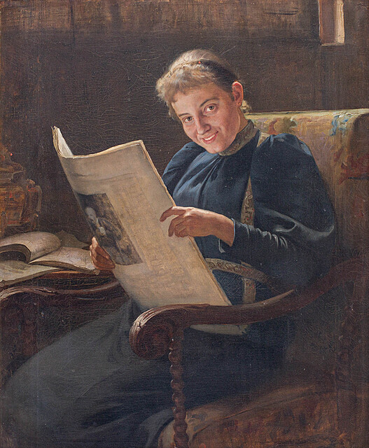 Przy oglądaniu rycin, 1893