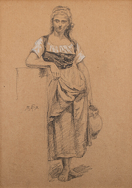 Młoda kobieta z dzbanem, 1872