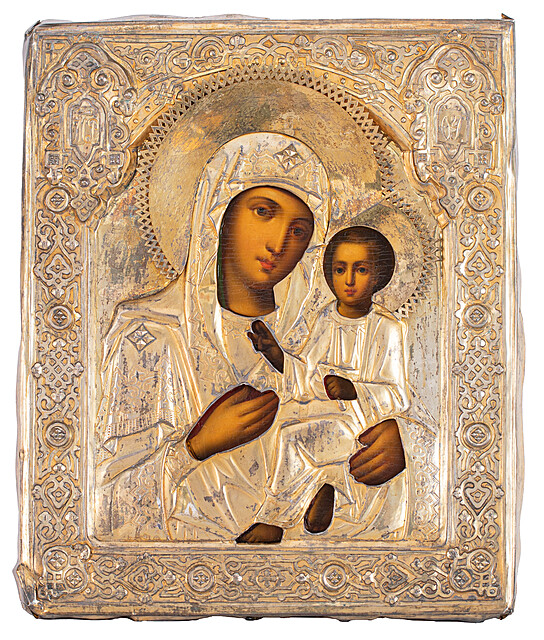 Ikona Matka Boska Tychwińska, Rosja, k. XIX w.
