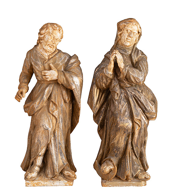Figury Maryi i św. Józefa, XVIII w.