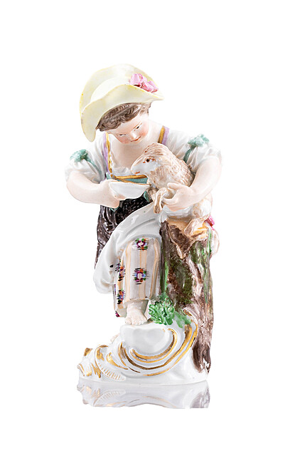 Figurka pasterki, Miśnia, Marcolini, l. 1774-1814
