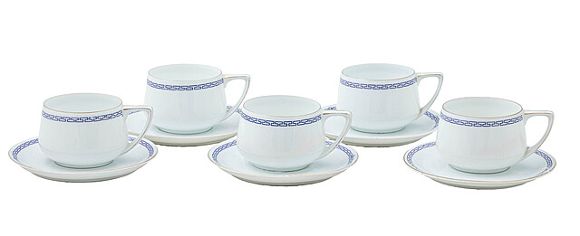 Komplet filiżanek do kawy "Donatello", Rosenthal, 1 ćw. XX w.