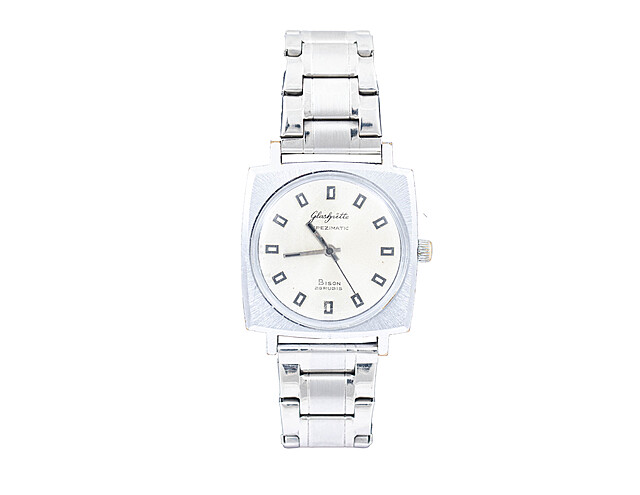 Zegarek naręczny męski Glashutte Speizmatic Bison 26 Rubis, NRD, l. 70. XX w.