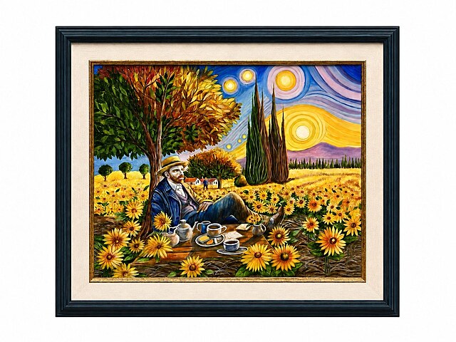 W hołdzie sztuce Van Gogha'