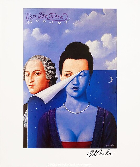 Cosi Fan Tutte’ Mozart 2004, sygnowany