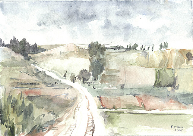 Nie ma innej, z cyklu: "Pejzaż polski", 2005