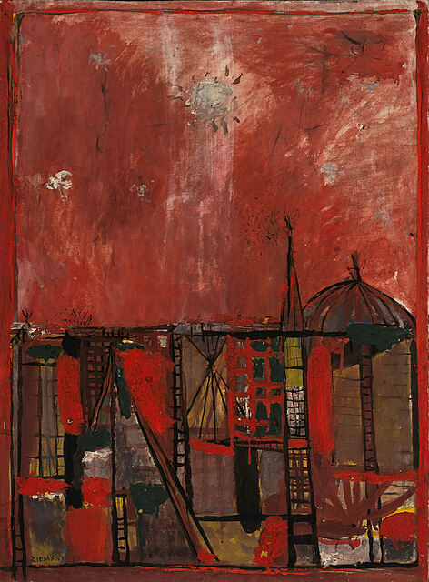 Widok miasta, 1957 r.