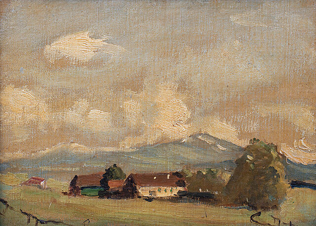 Pejzaż, przed 1939 r.