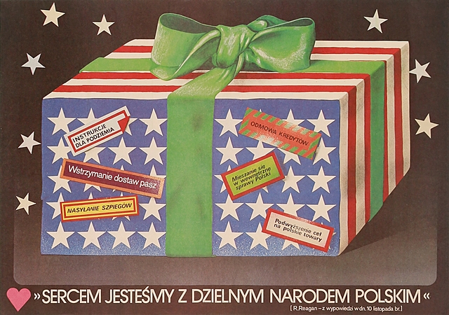 "Sercem jesteśmy z dzielnym narodem polskim" [R. Reagan - wypowiedzi w dn. 10 listopada br], 1982