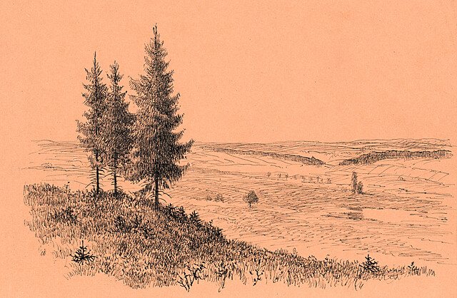 Pejzaż podgórski, ok. 1913