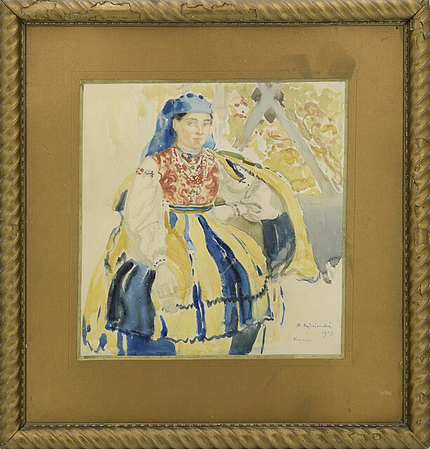 Dziewczyna z Krężec, 1913