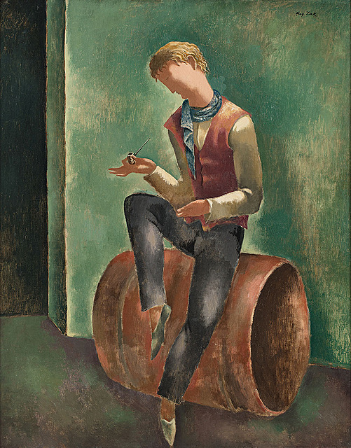 Młodzieniec z fajką , 1924 