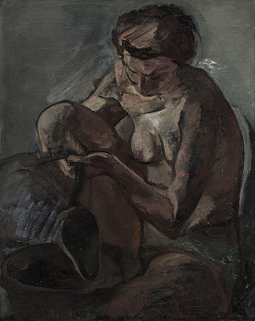 Kobieta z dzbanem, 1934 (Studium aktu)