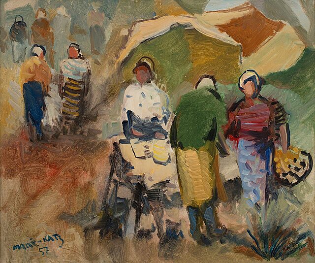 Kobiety na straganie, 1957