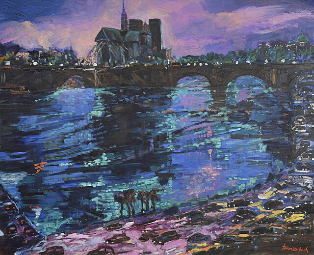 Pejzaż nocny z Paryża, 1989