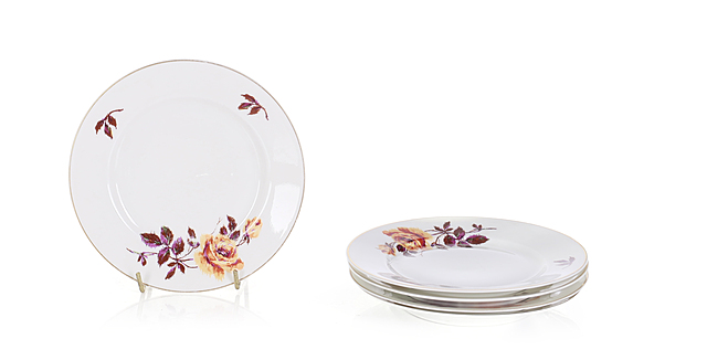 Zestaw 5 talerzyków deserowych, Fabryka Porcelany "Ćmielów"