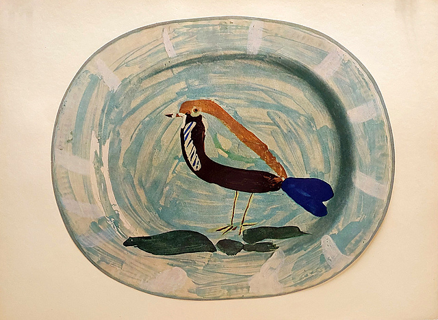 'Oiseau sur un rocher'' (Ptak na skale), 1950