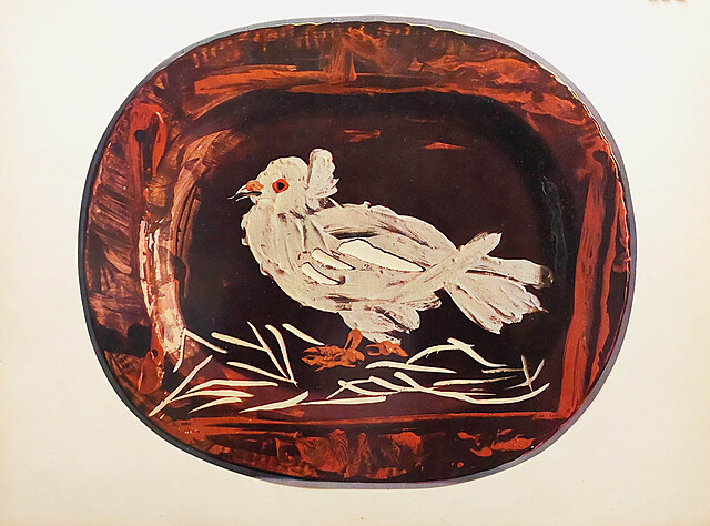 „Colombe sur lit de paille” (Gołąb na posłaniu ze słomy), 1950