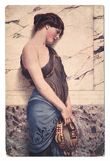 J. W. Godward. Tańcząca dziewczyna